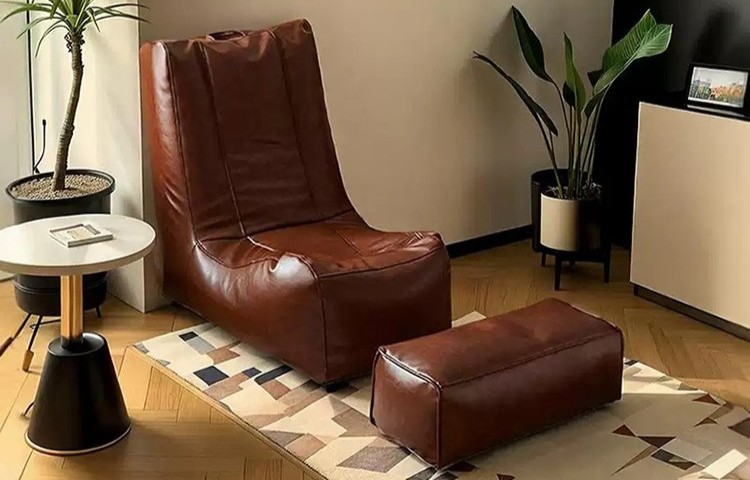 Ghế sofa lười phong cách retro