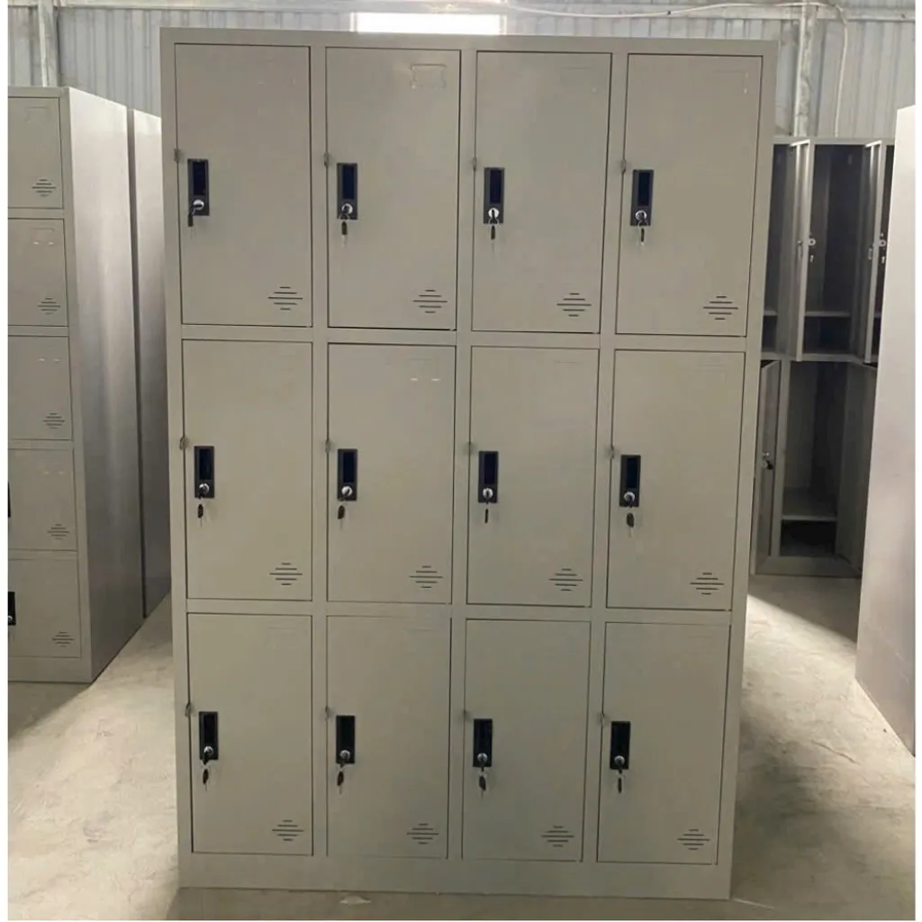 Tủ locker 12 ngăn thiết kế hiện đại, tiện dụng