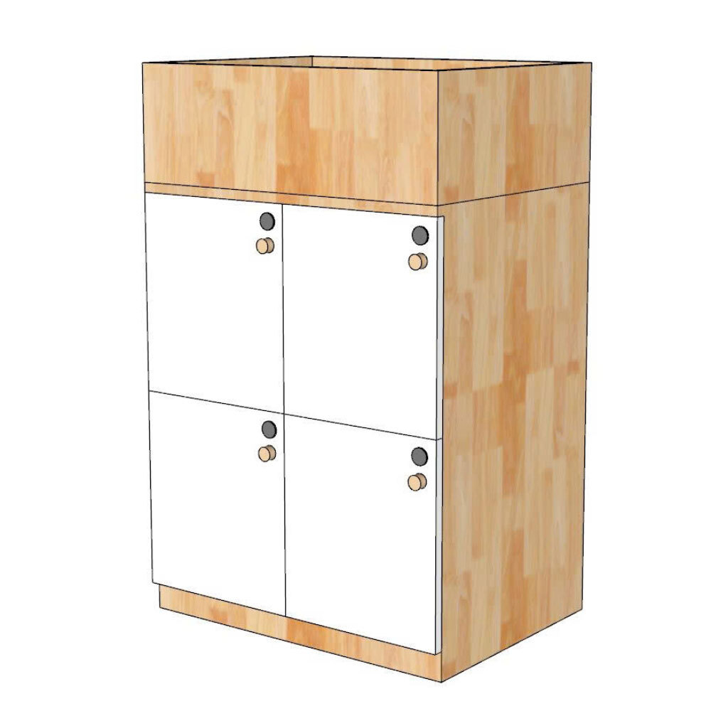 tu-locker-4-ngan-co-de-cay-xanh-2