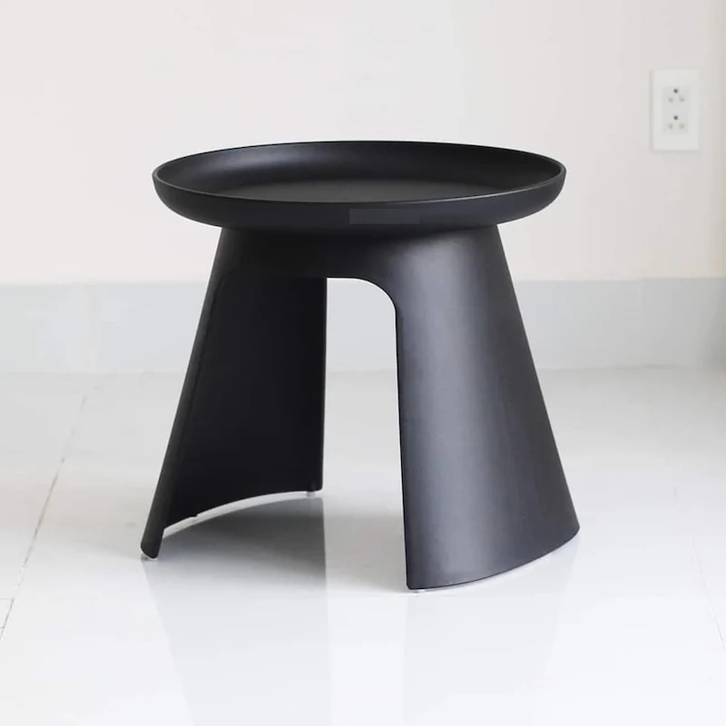 Tekkashop Bàn Sofa Tròn Nhựa Đúc Nguyên Khối Nhiều Màu