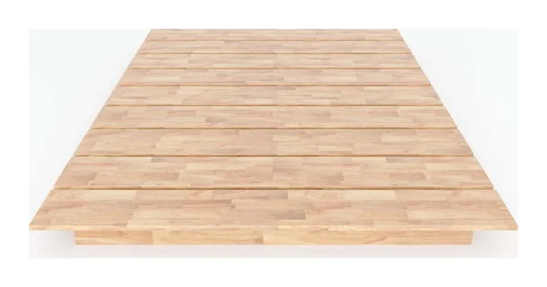 Tekkashop Giường Ngủ Kiểu Bệt Hiện Đại Nan Gỗ 1200x2000mm Gỗ Cao Su
