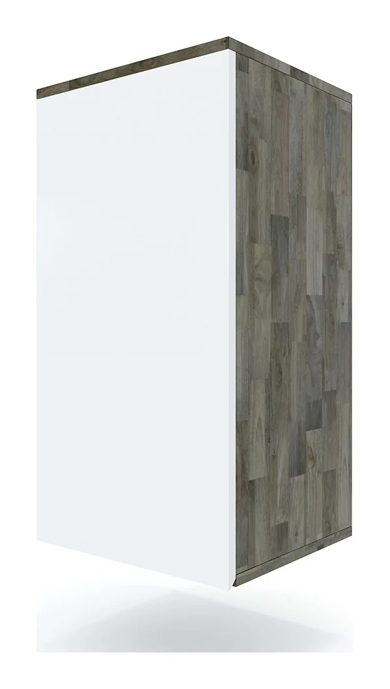 Tekkashop Module Tủ Bếp Trên 1 Cửa Mở 400mm Gỗ Cao Su Cửa MDF