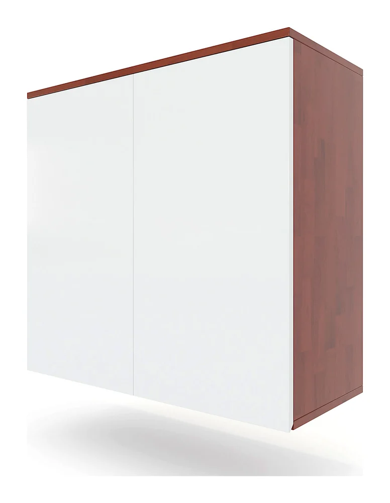 Tekkashop Module Tủ Bếp Trên 2 Cửa Mở 800mm Gỗ Cao Su Cửa MDF